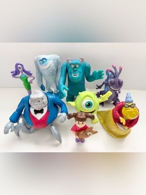 2001 McDonalds Disney Pixar MONSTERS Inc. Happy Meal Figures